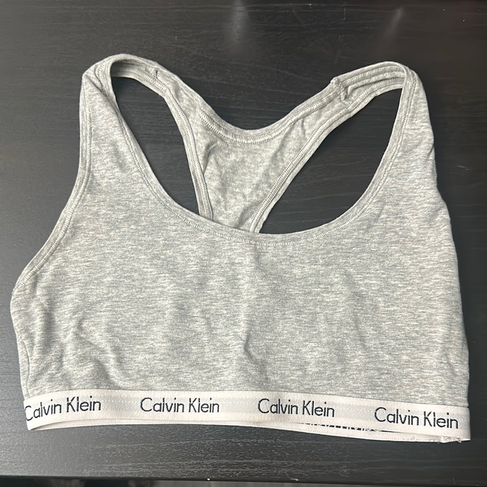 Calvin Klein Gray Women's Sports Bra